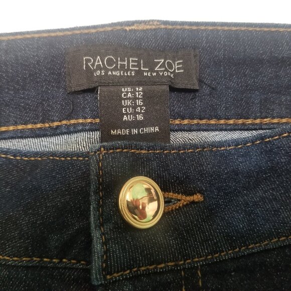 Rachel Zoe Jeans Women's Size 12 Stretch Dark - Picture 7 of 9